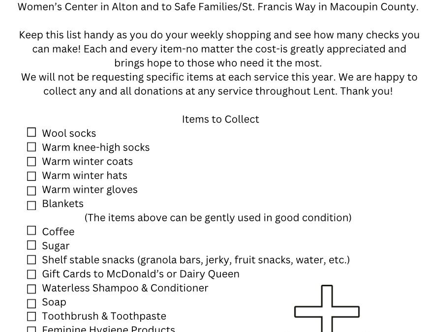 Turn Reflection Into Action This Lent