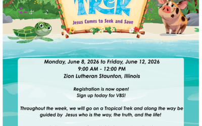 Tropical Trek VBS Online Registration Now Open!