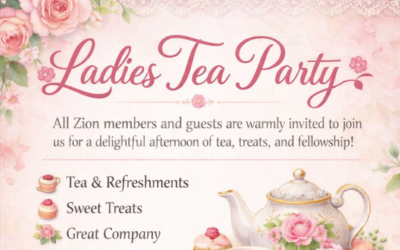 Ladies Tea Party – May 3rd