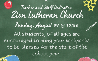 Blessing of the Backpacks Service and Open House