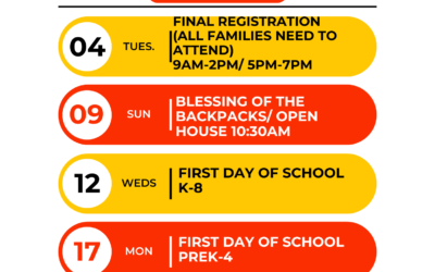 Back To School Upcoming Events
