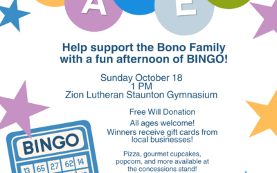 BINGO for Hazel — Help Support the Bono Family!